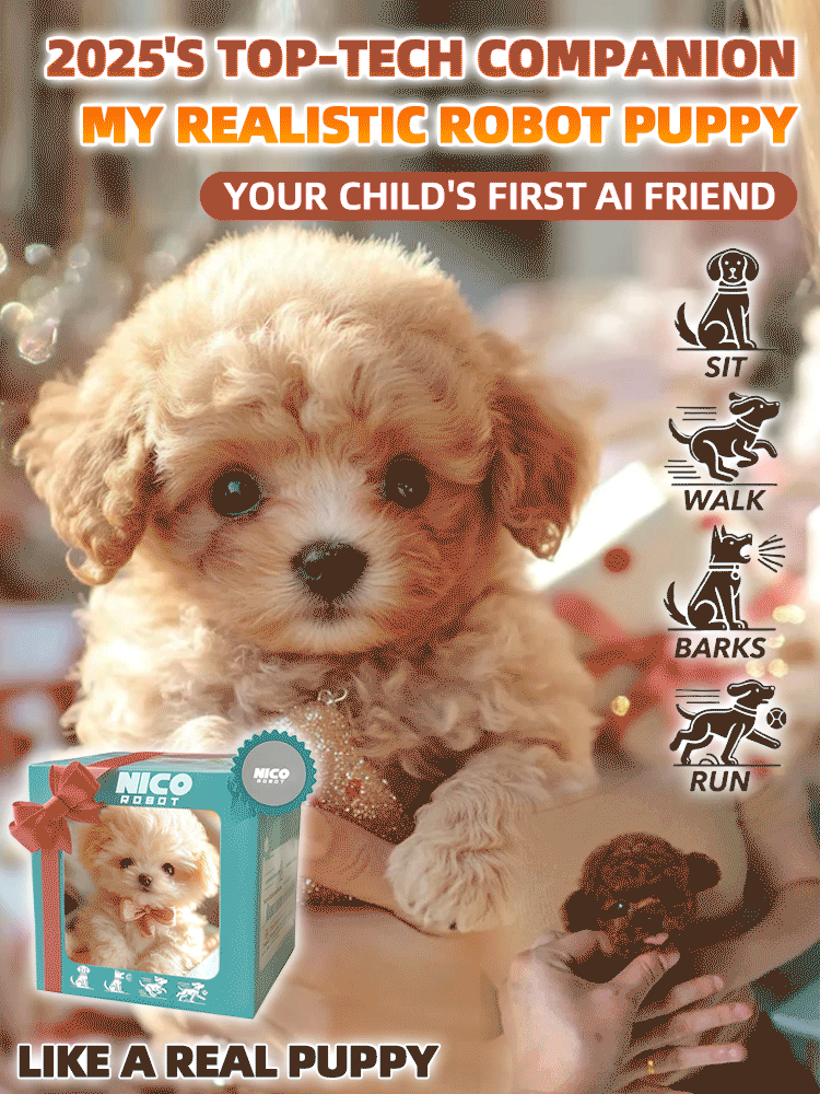 AI smart robot puppy🐶super real cute pet companionship🎁