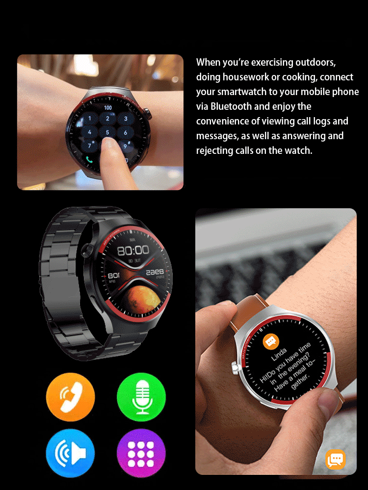 Newly upgraded smart watch, recommended by medical experts, 24-hour health management⌚️