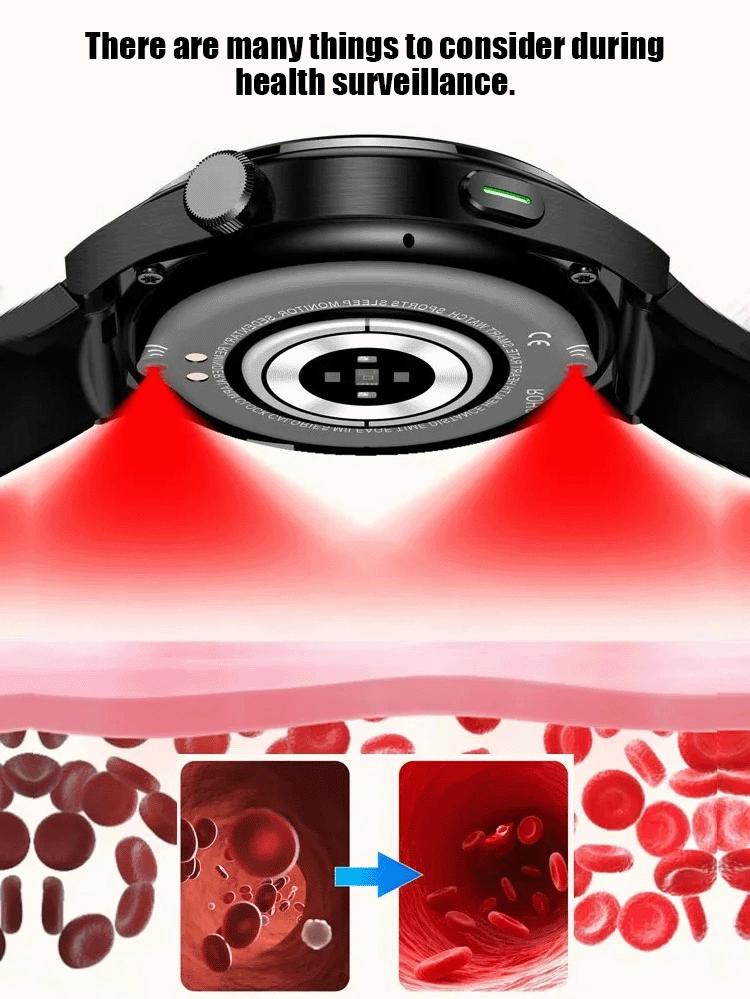 Newly upgraded smart watch, recommended by medical experts, 24-hour health management⌚️