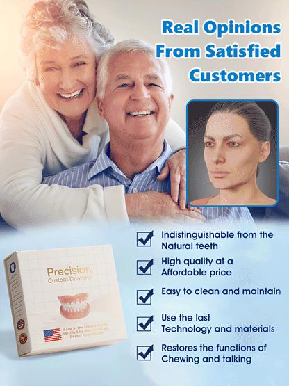 【FDA & BDA Dual Certification】✅Self-Molding Denture Kit🔥【Over 300,000 users worldwide】