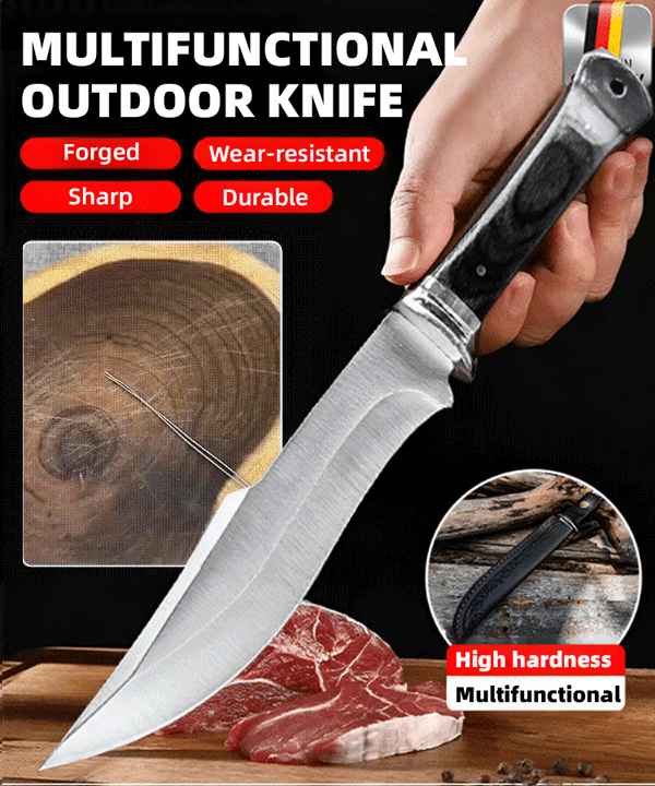 ⚡【Razor-Sharp Forever】Cuts Through Bone Like Butter，Full-Tang Steel, From Kitchen to Combat