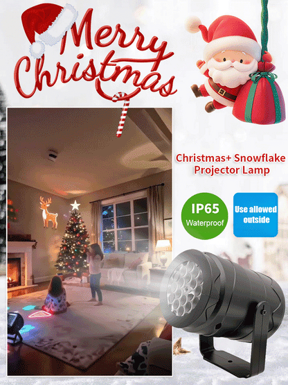 LED Energy-Saving Lamp Colorful Christmas Atmosphere Scene