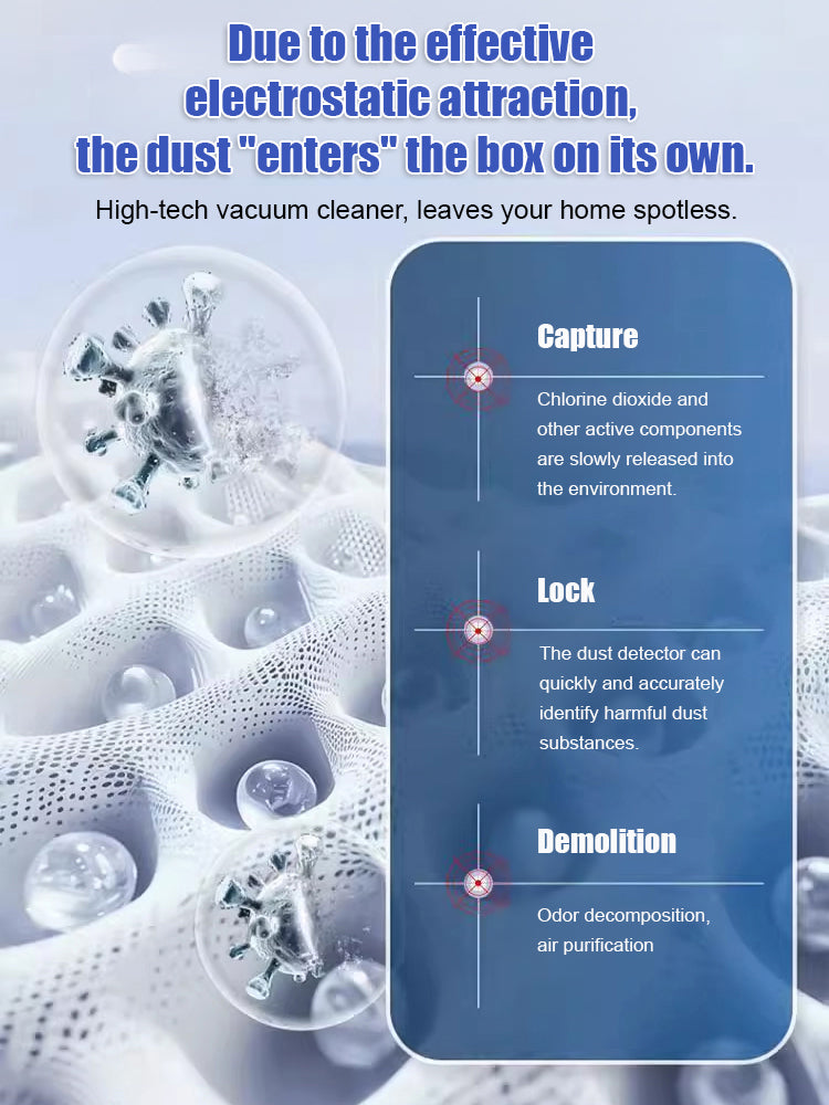 【Dust Buster】Universal Suction Magic Box-🏆#1 Worldwide—No plug needed! Automatically captures dust 24/7 across 100 sq m!