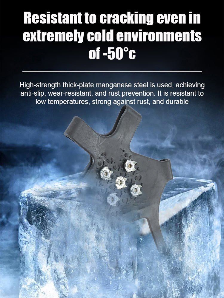 ❄️【Non-Slip Hero】Five-Claw Anti-Slip Shoe Grips—Extreme Traction❗