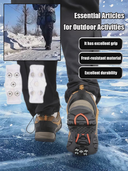 ❄️【Non-Slip Hero】Five-Claw Anti-Slip Shoe Grips—Extreme Traction❗